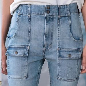 Edwin “Rylee” jeans. Relaxed “worn” utility style. New with tags. Made in USA.